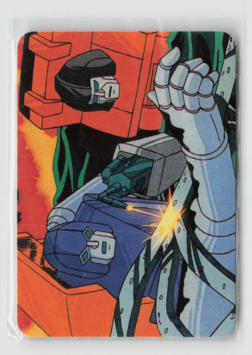 1985 Transformers Action Cards - Autobot Trapped #124 1