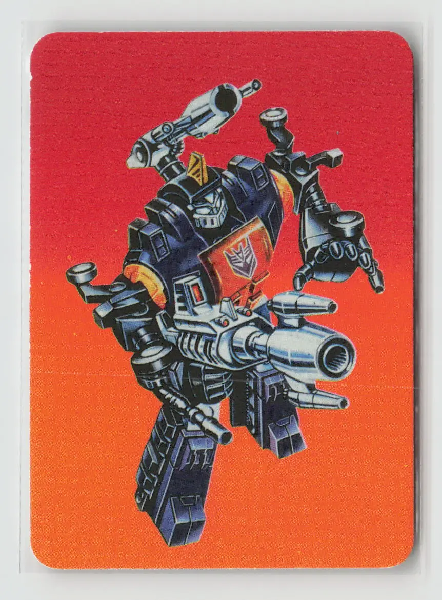 1985 Transformers Action Cards - Bombshell #114 1