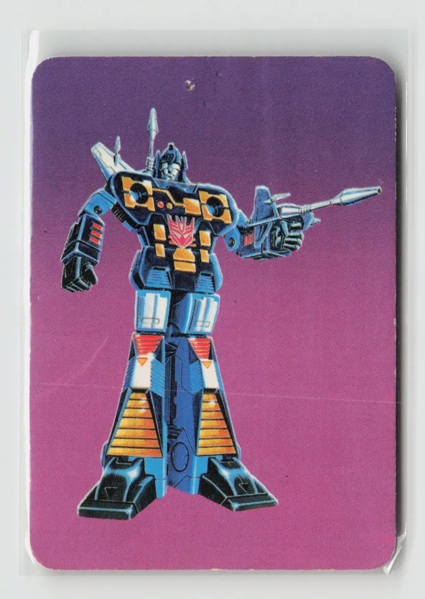 1985 Transformers Action Cards - Frenzy #109 1