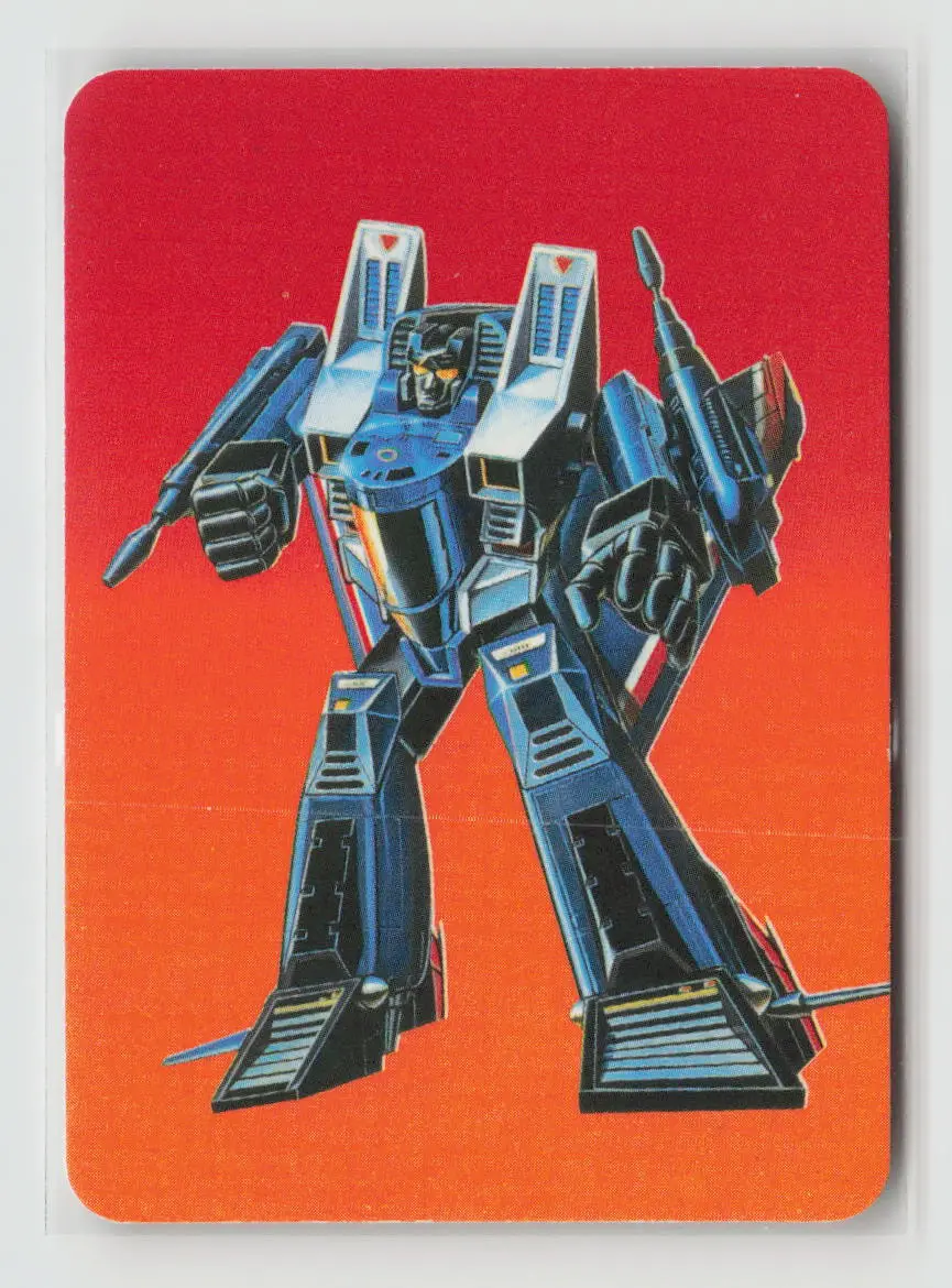 1985 Transformers Action Cards - Thundercracker #102 1