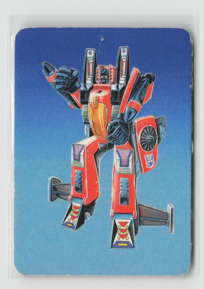 1985 Transformers Action Cards - Thrust #100 1