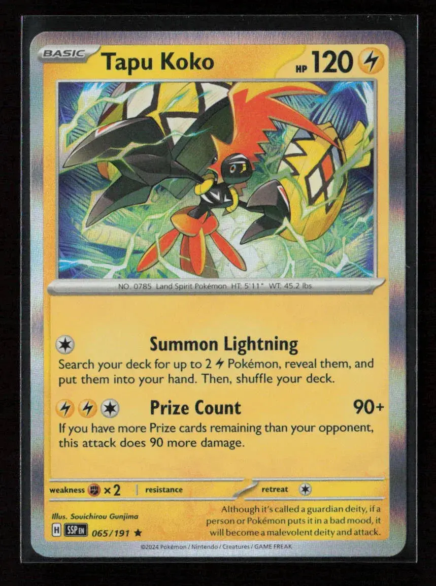 Tapu Koko Promo Deck Exclusives 065/191 Nm 1