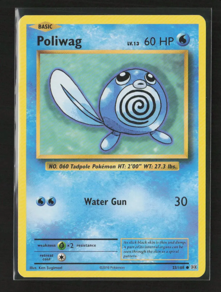 Poliwag Common Xy - Evolutions 23/108 Lp 1