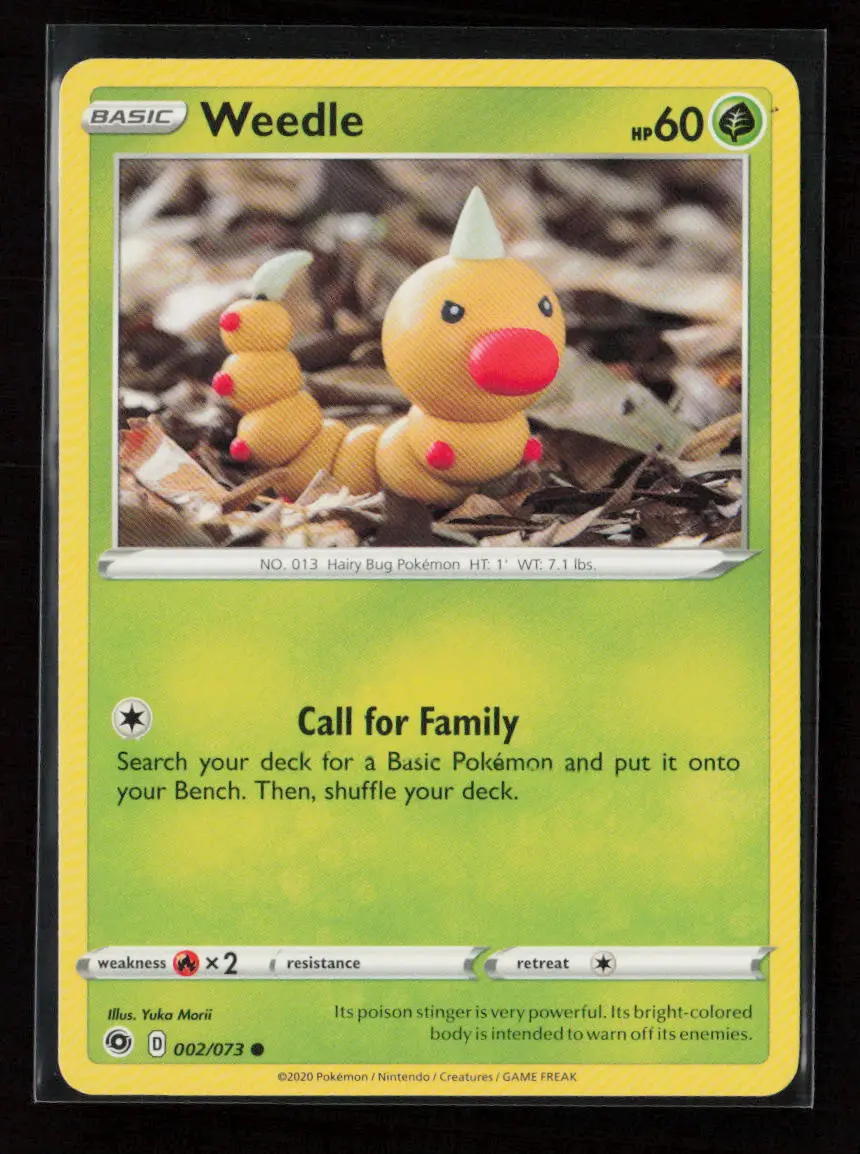 Weedle Common Champion's Path 02/73 Lp 1