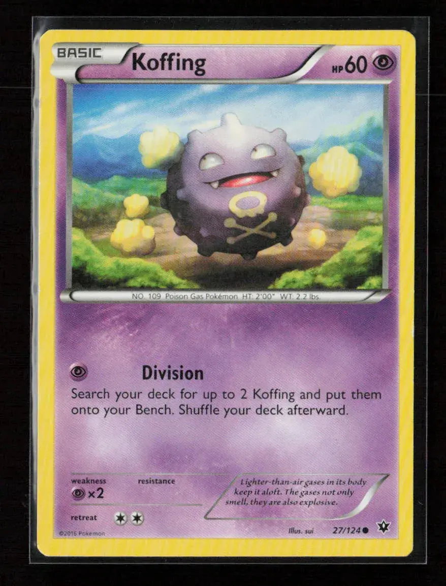 Koffing Common Xy - Fates Collide 27/124 Lp 1