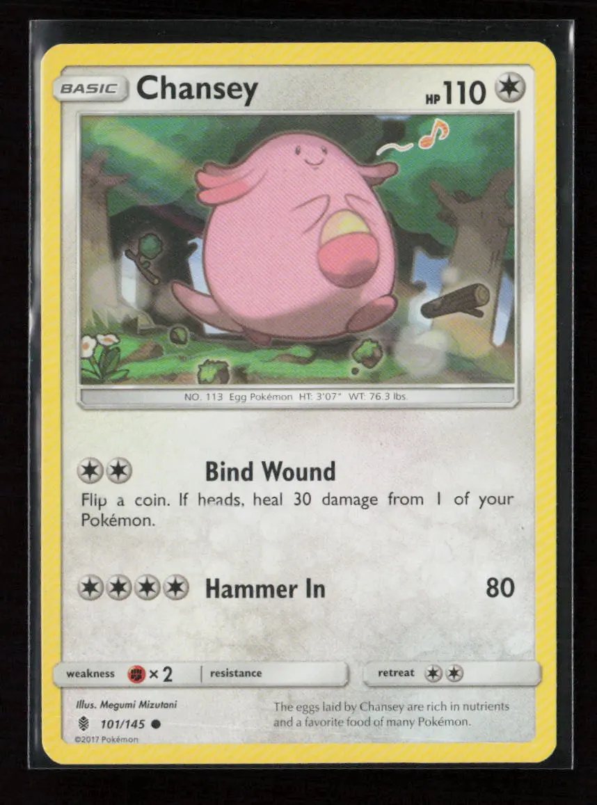 Chansey Common Sm - Guardians Rising 101/145 Lp 1