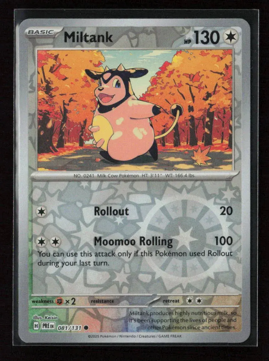 Miltank Common Sv: Prismatic Evolutions 081/131 Nm 1