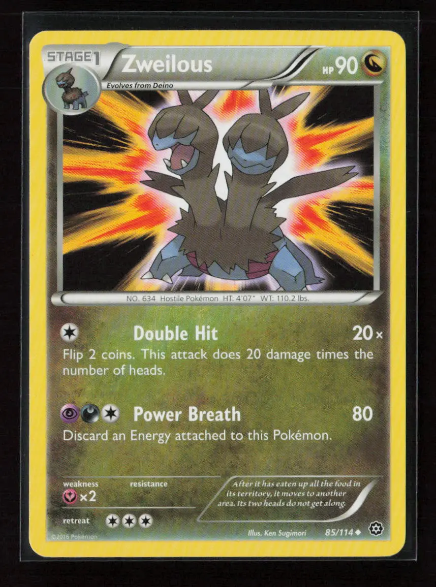 Zweilous Uncommon Xy - Steam Siege 85/114 Lp 1