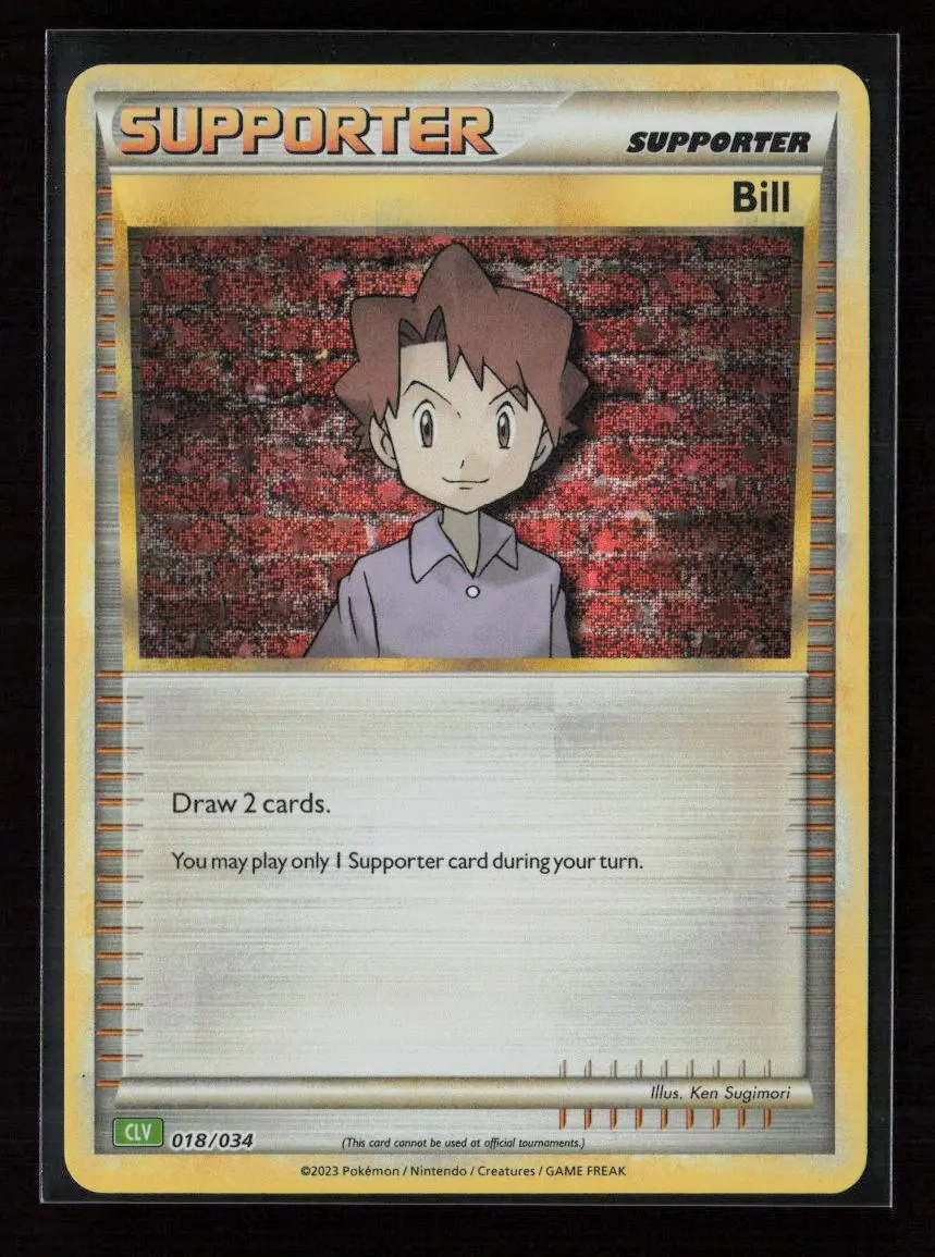 Bill (Clb) Classic Collection Trading Card Game Classic 018/034 Nm 1