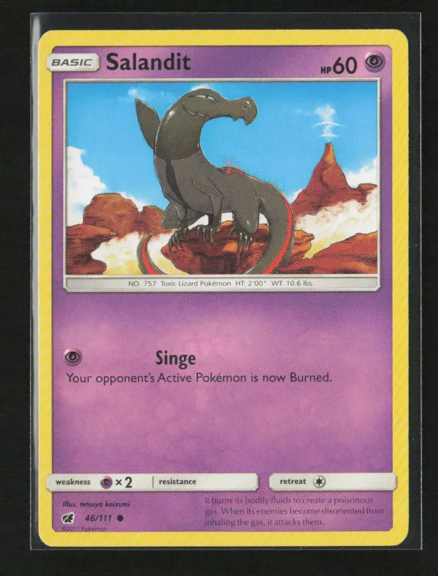 Salandit Common Sm - Crimson Invasion 46/111 Lp 1
