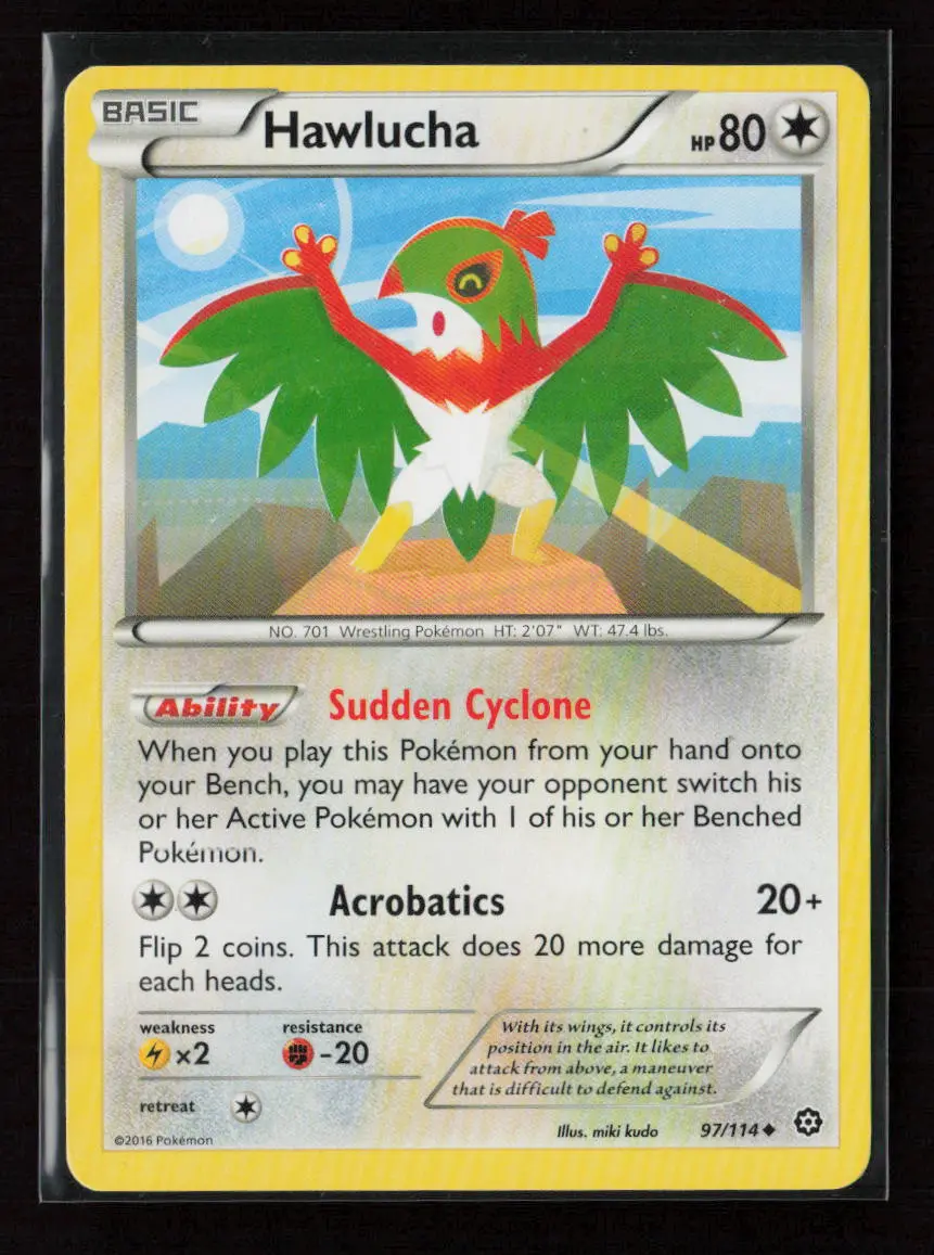 Hawlucha Uncommon Xy - Steam Siege 97/114 Lp 1