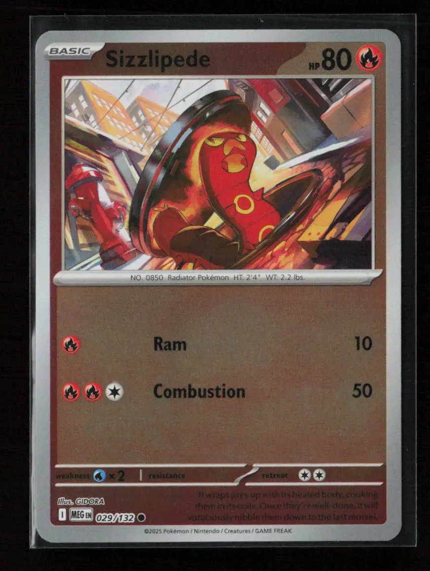 Sizzlipede Common Me01: Mega Evolution 029/132 Nm 1