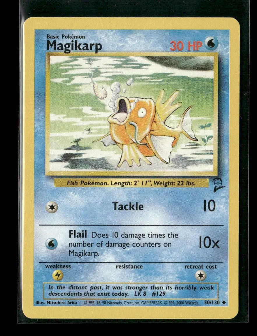 Magikarp Uncommon Base Set 2 050/130 Lp 1