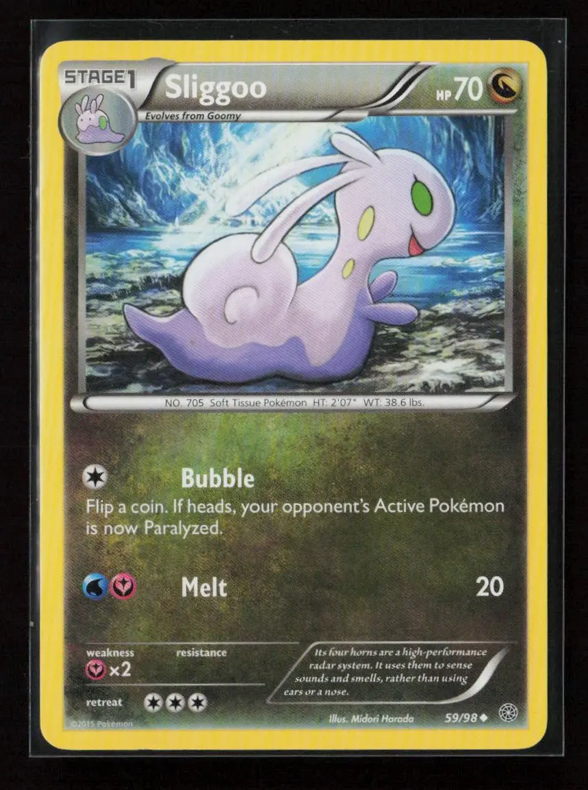 Sliggoo Uncommon Xy - Ancient Origins 59/98 Nm 1