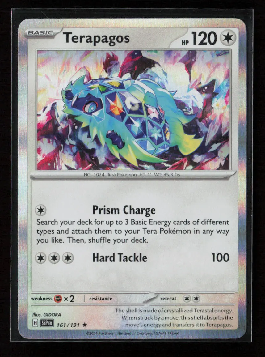 Terapagos Rare Sv08: Surging Sparks 161/191 Nm 1