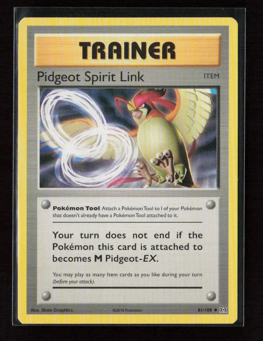 Pidgeot Spirit Link Uncommon Xy - Evolutions 81/108 Lp 1