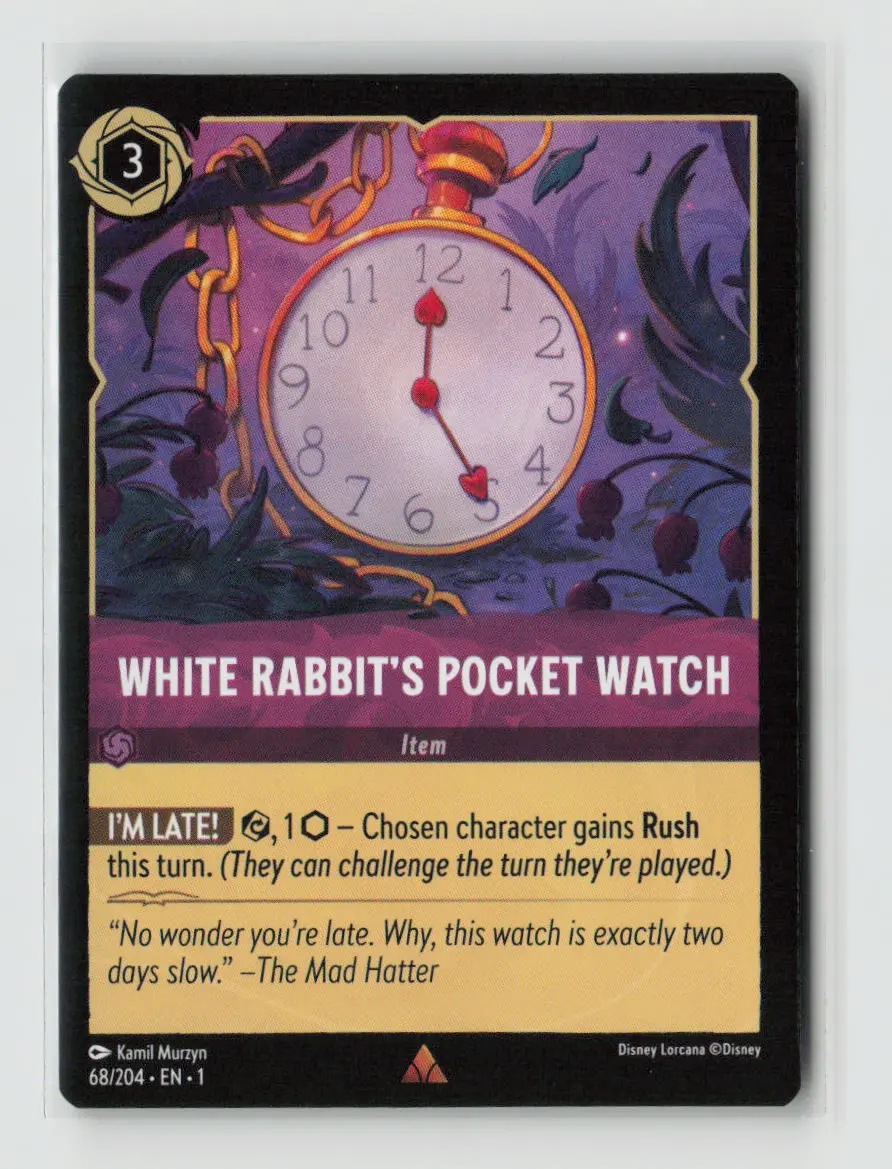 White Rabbit's Pocket Watch Rare Fabled 66/204 Nm 1