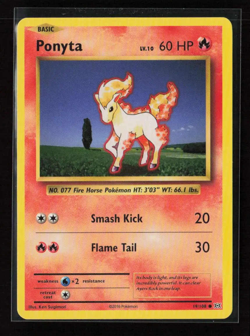Ponyta Common Xy - Evolutions 19/108 Lp 1
