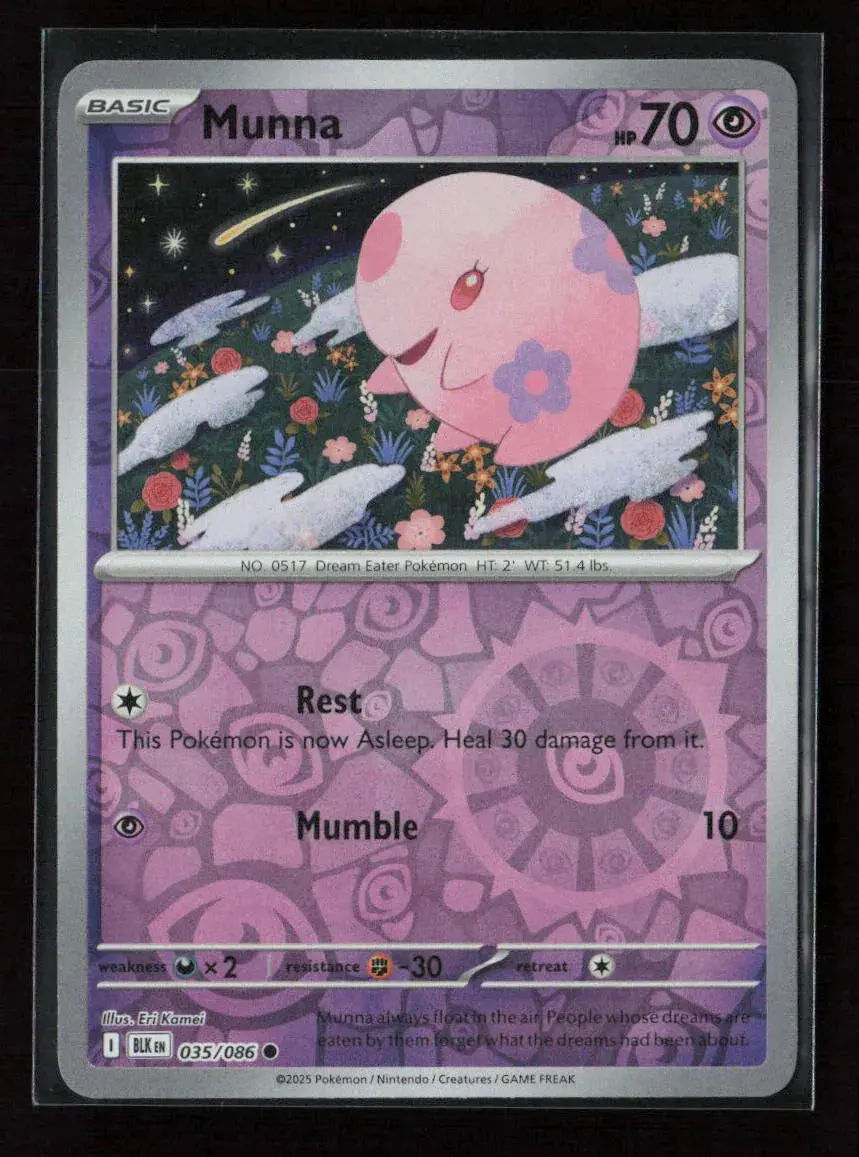 Munna Common Sv: Black Bolt 035/086 Nm 1