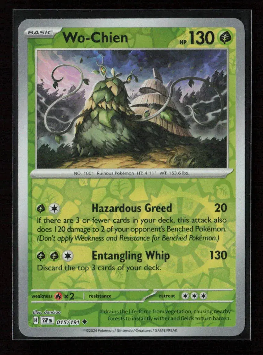 Wo-Chien Uncommon Sv08: Surging Sparks 015/191 Nm 1