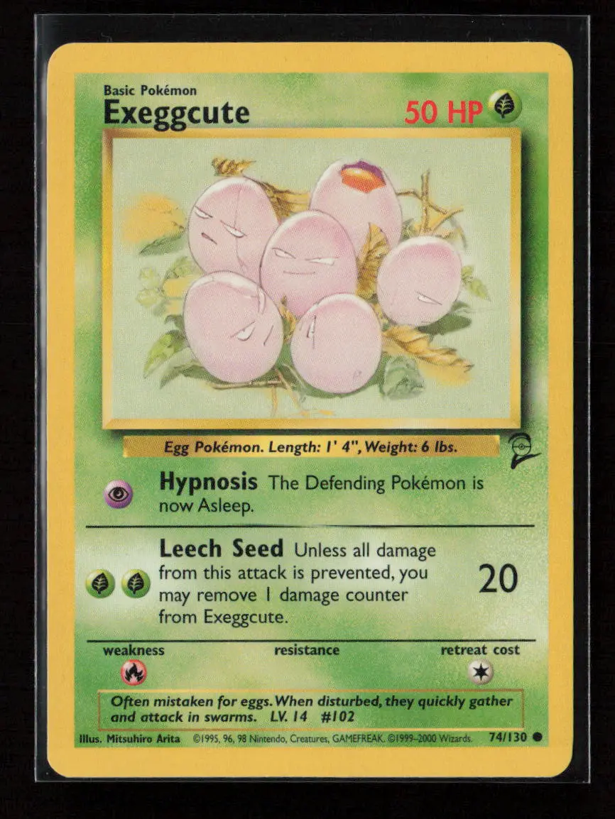 Exeggcute Common Base Set 2 074/130 Lp 1