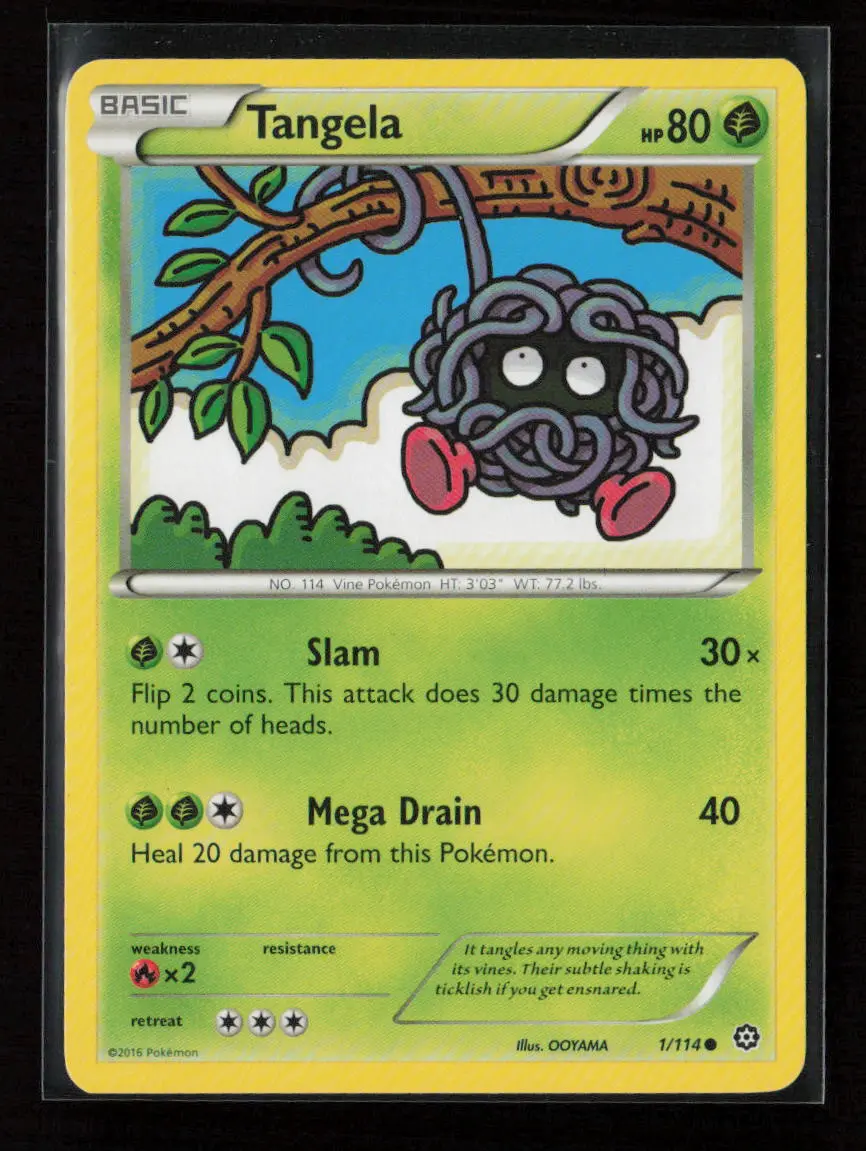 Tangela Common Xy - Steam Siege 1/114 Lp 1