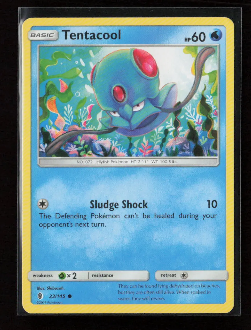 Tentacool Common Sm - Guardians Rising 23/145 Lp 1