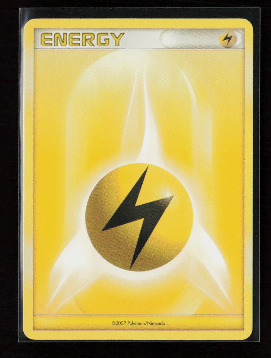 Lightning Energy (2007 Unnumbered D/P Style Non-Holo) Promo League & Championship Cards Lp 1
