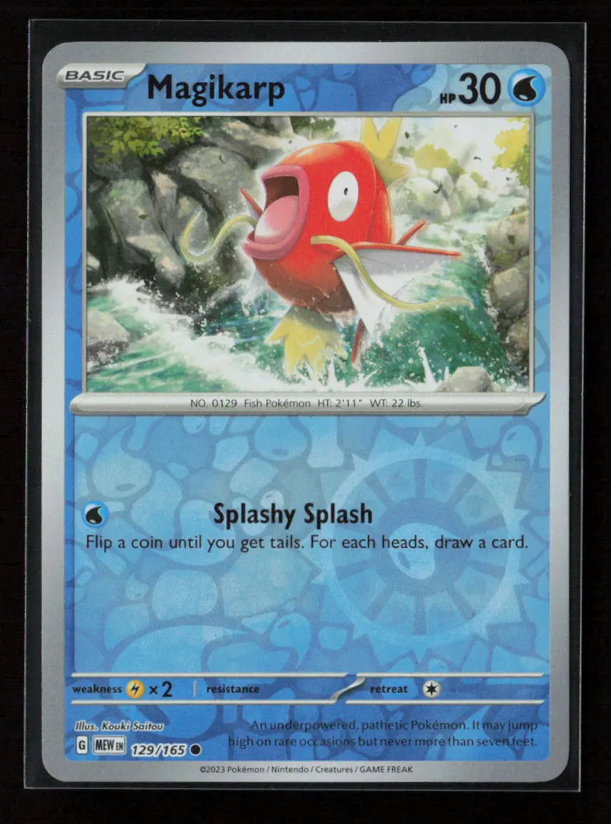 Magikarp Common Sv: Scarlet & Violet 151 129/165 Nm 1