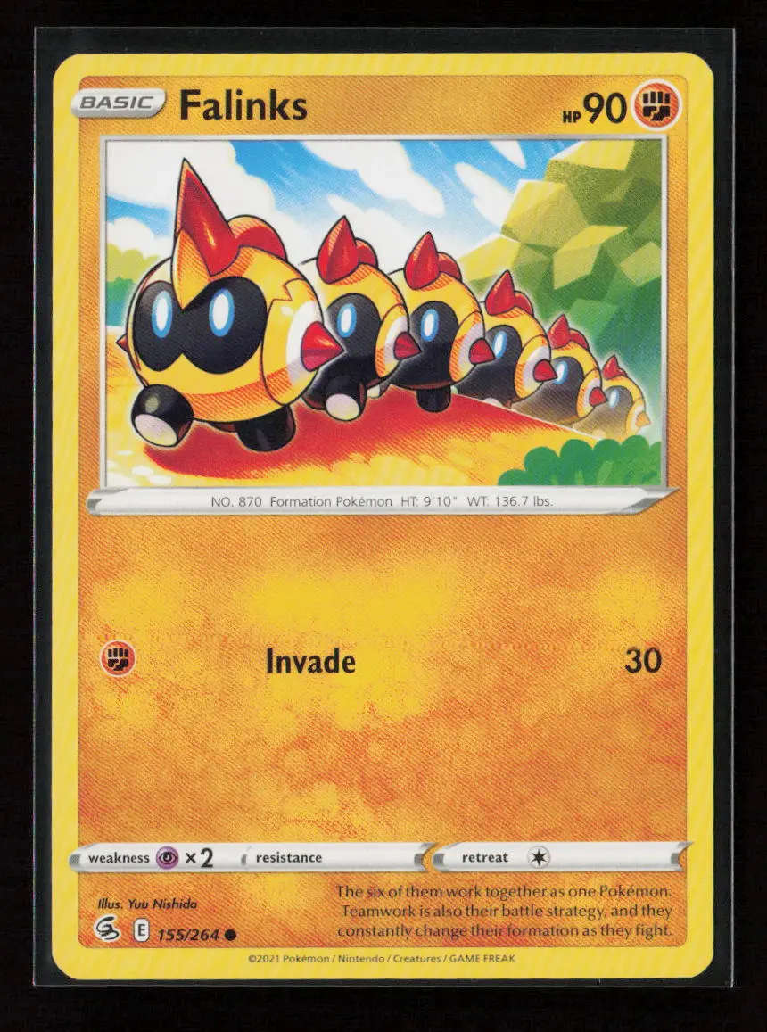 Falinks (155) Common Swsh08: Fusion Strike 155/264 Lp 1