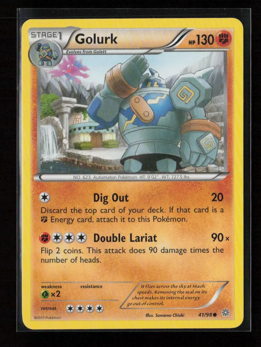 Golurk (41) Common Xy - Ancient Origins 41/98 Nm 1