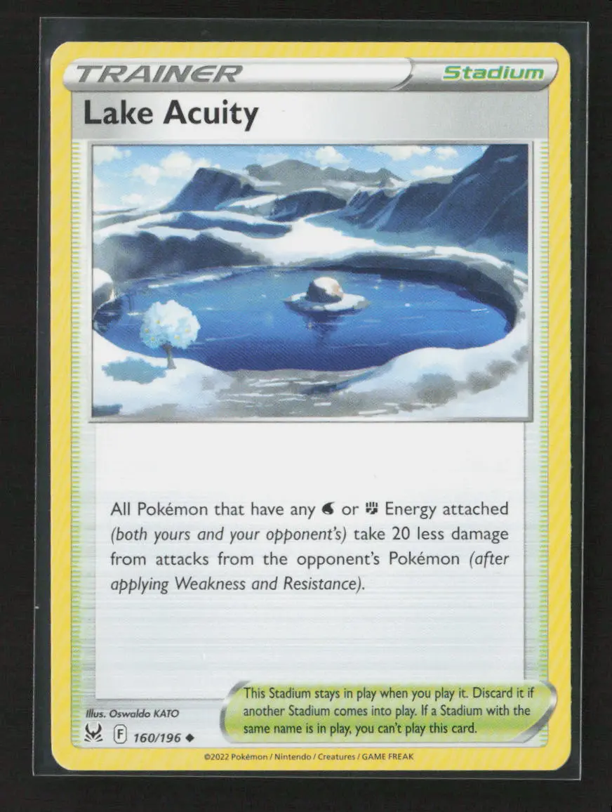 Lake Acuity Uncommon Swsh11: Lost Origin 160/196 Nm 1