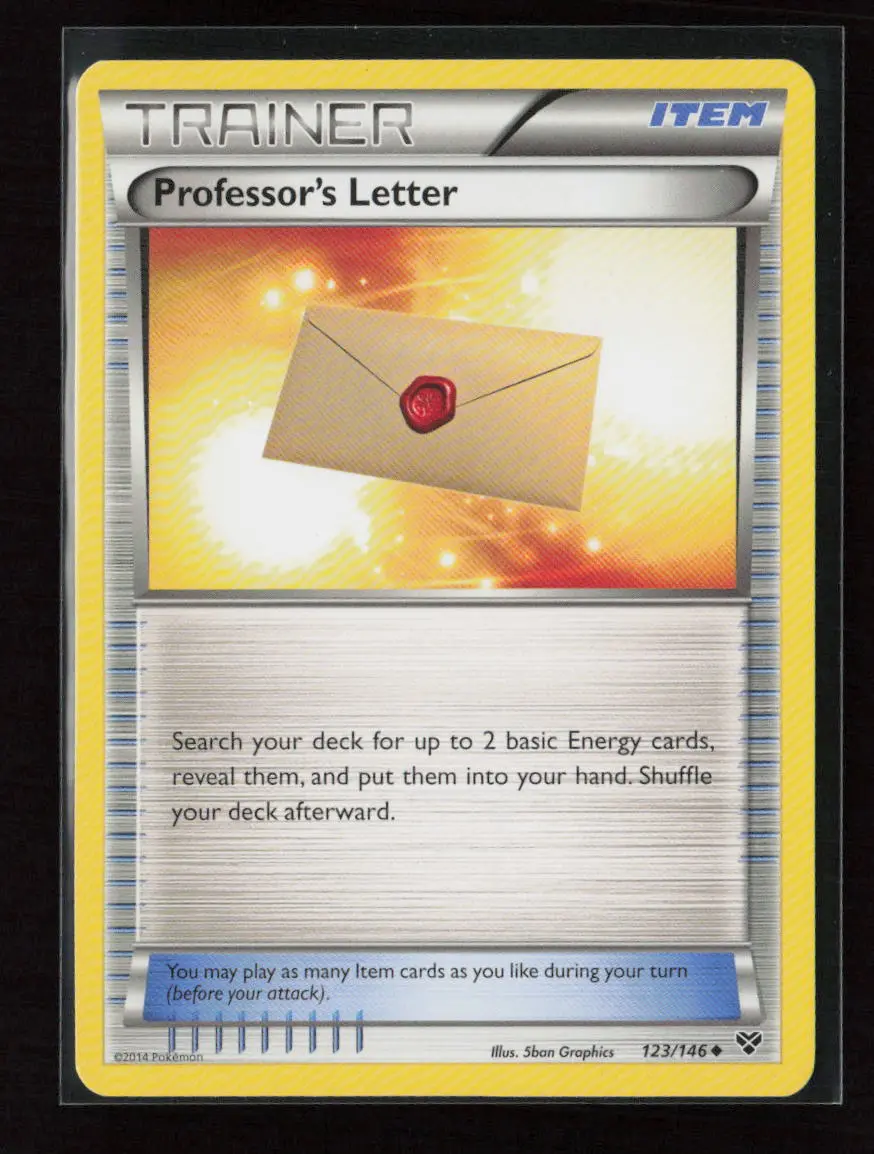 Professor's Letter Uncommon Xy Base Set 123/146 Nm 1