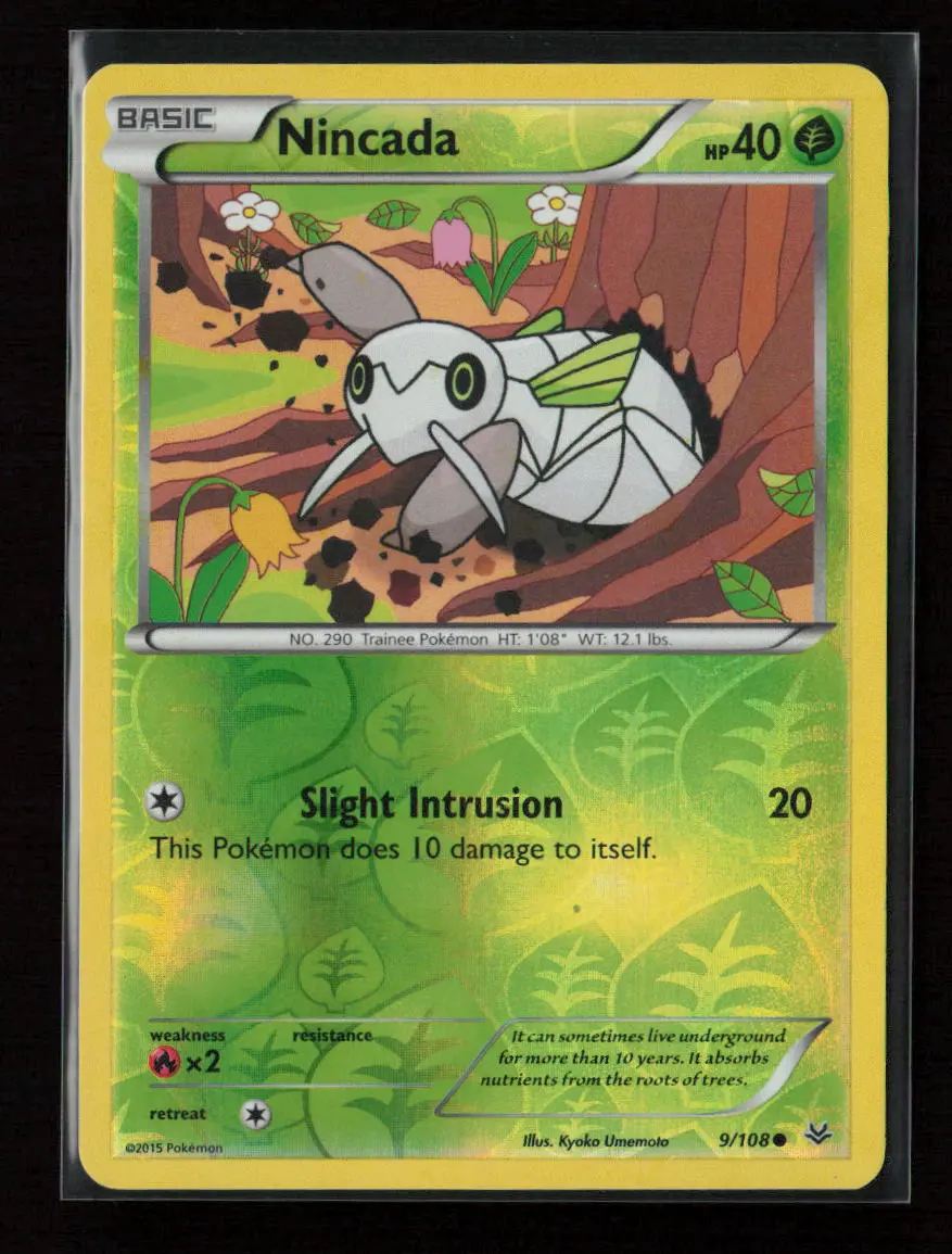 Nincada Common Xy - Roaring Skies 9/108 Nm 1