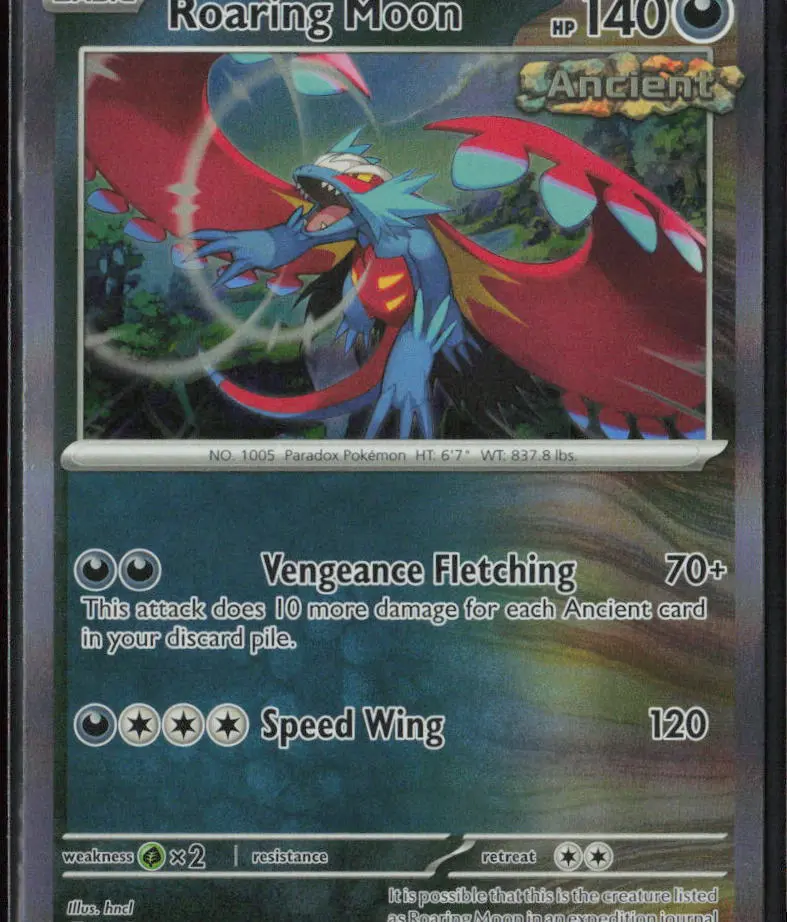 Roaring Moon Rare Sv05: Temporal Forces 109/162 Nm 1