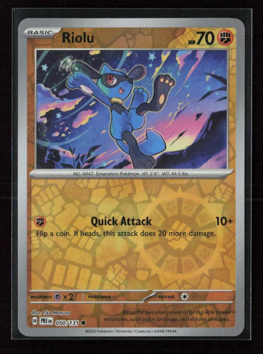 Riolu Common Sv: Prismatic Evolutions 050/131 Nm 1