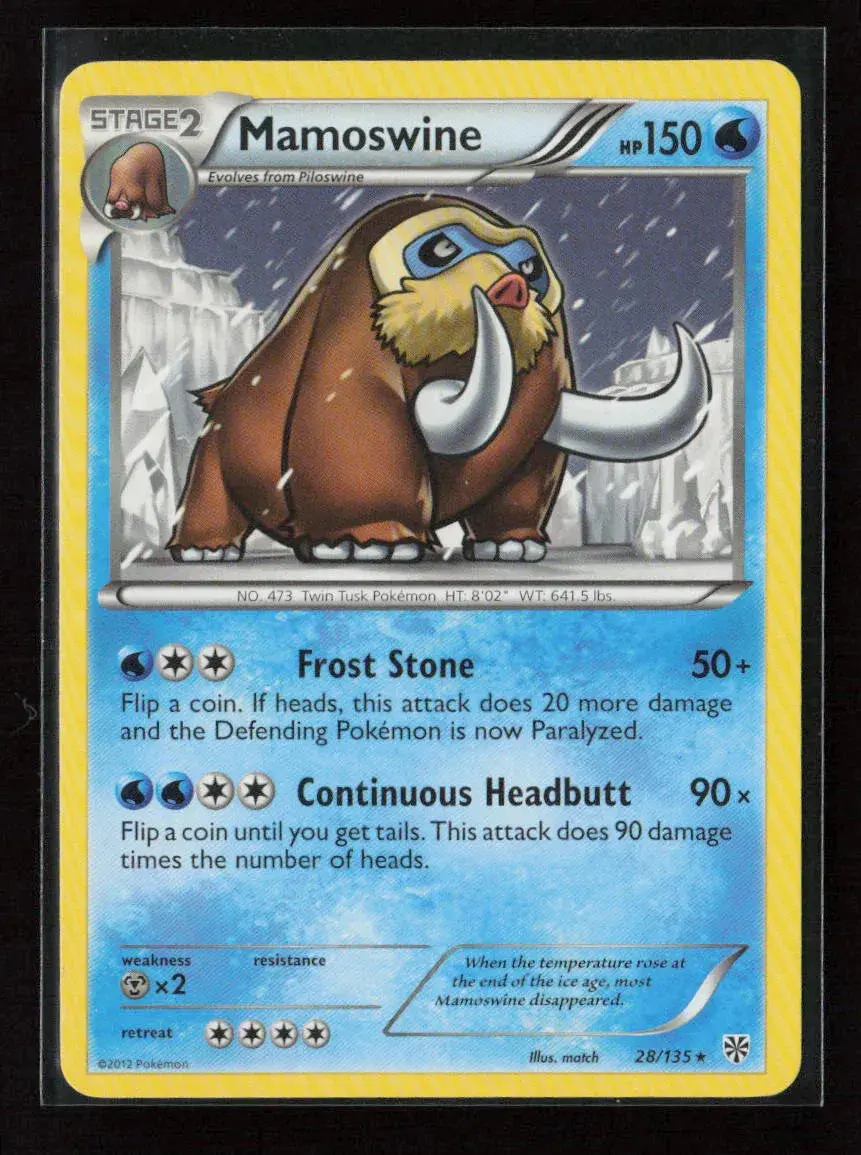 Mamoswine Rare Plasma Storm 28/135 Nm 1