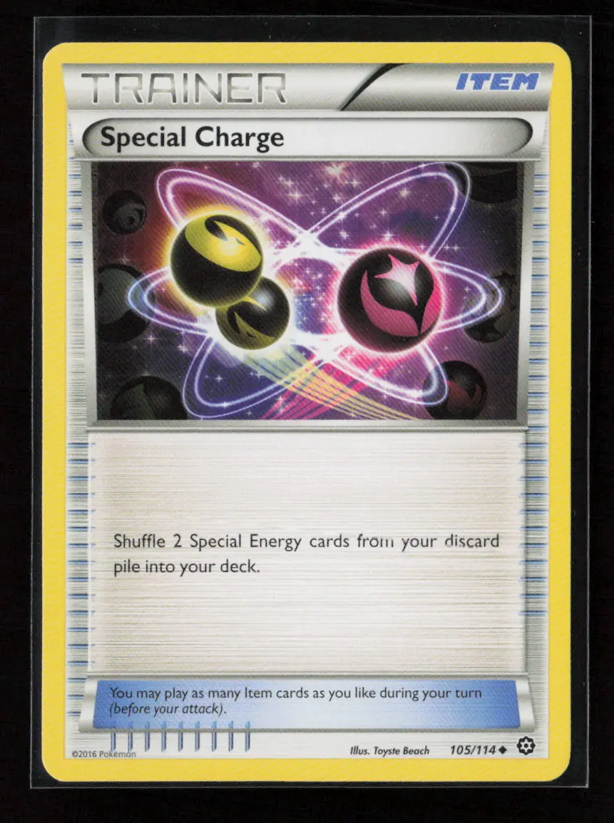 Special Charge Uncommon Xy - Steam Siege 105/114 Lp 1