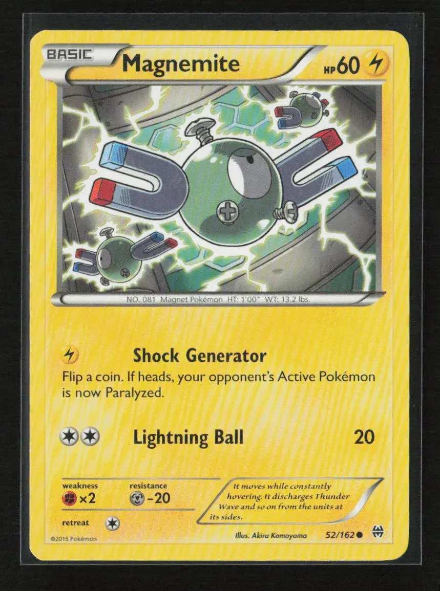 Magnemite (52) Common Xy - Breakthrough 52/162 Mp 1