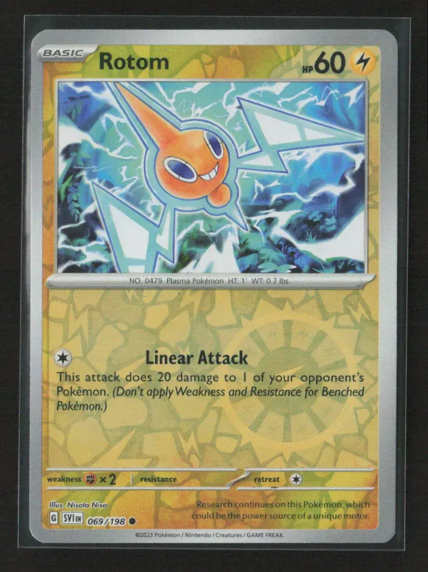 Rotom - Common Sv01: Scarlet & Violet Base Set 069/198 Nm 1