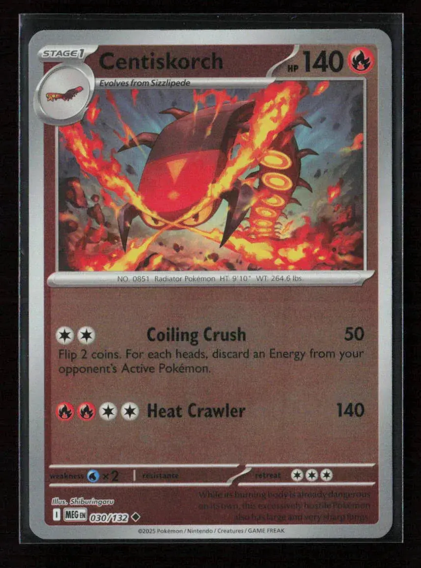 Centiskorch Uncommon Me01: Mega Evolution 030/132 Nm 1