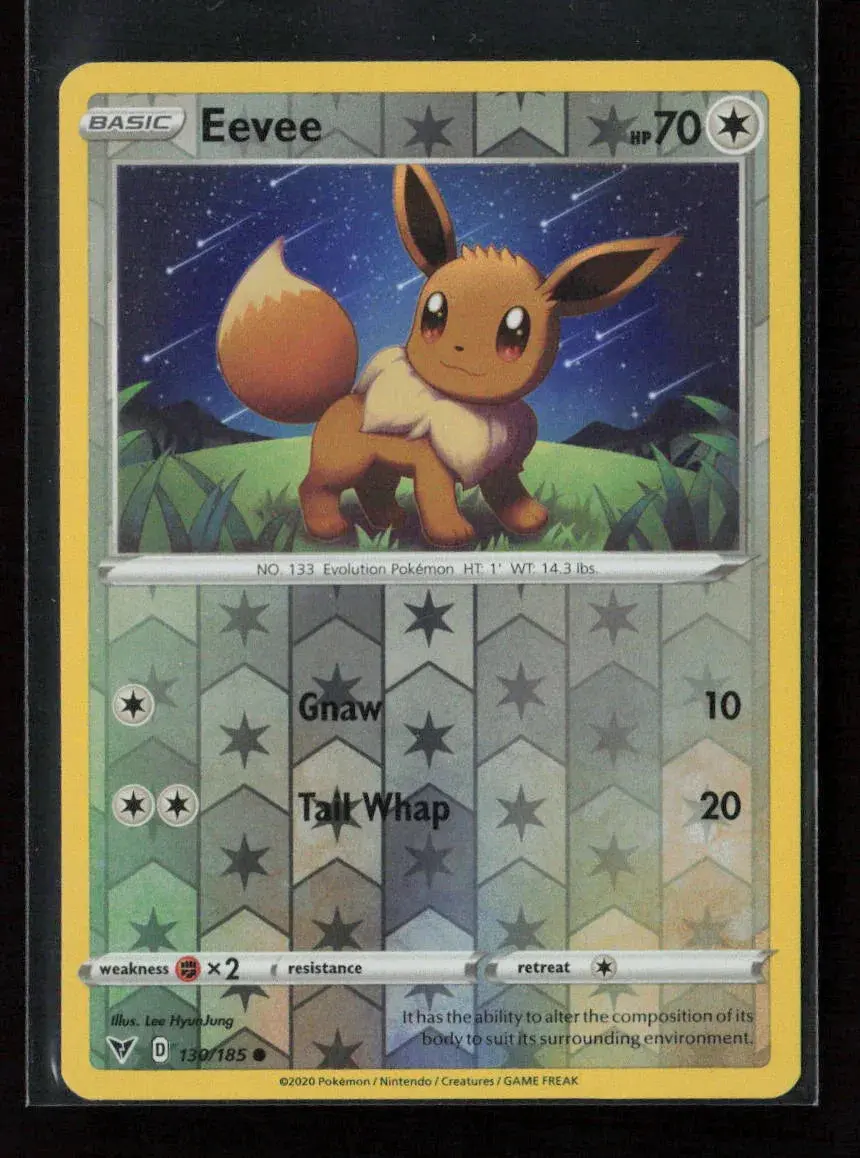 Eevee Common Swsh04: Vivid Voltage 130/185 Lp 1