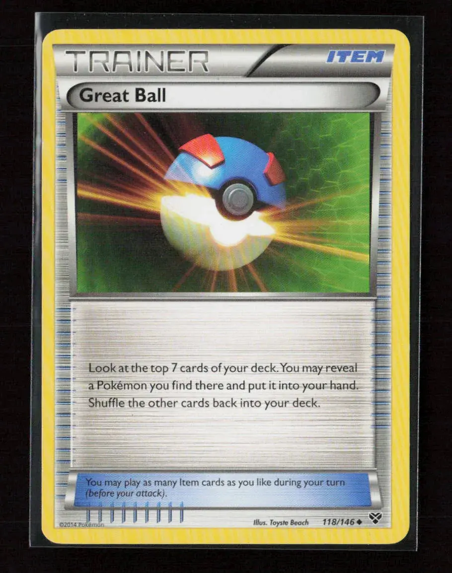 Great Ball Uncommon Xy Base Set 118/146 Lp 1