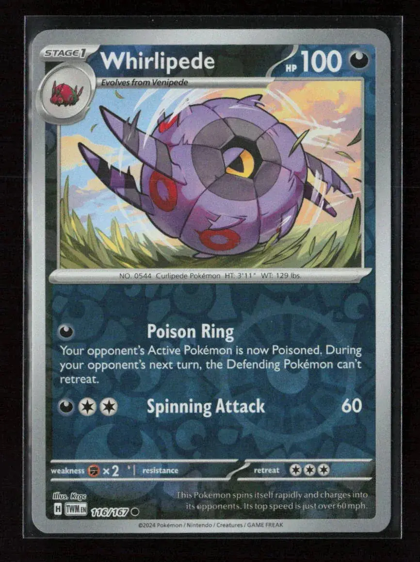Whirlipede Common Sv06: Twilight Masquerade 116/167 Nm 1
