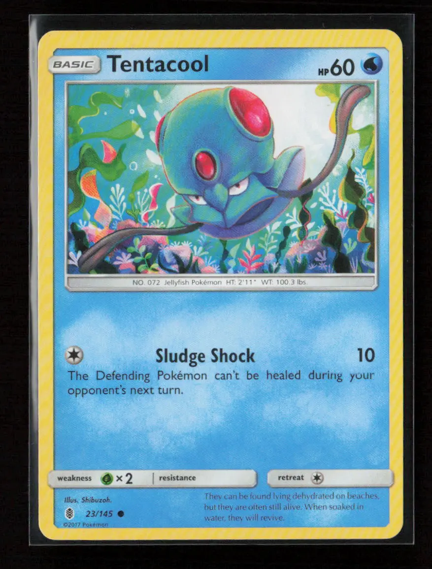 Tentacool Common Sm - Guardians Rising 23/145 Lp 1