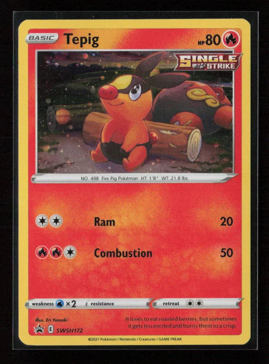 Tepig - Promo Swsh: Sword & Shield Promo Cards Swsh172 Nm 1