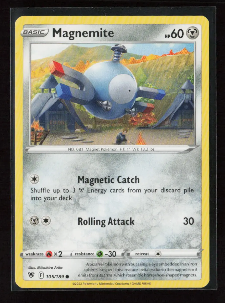 Magnemite Common Swsh10: Astral Radiance 105/189 Nm 1