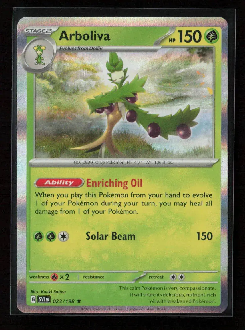 Arboliva Rare Sv01: Scarlet & Violet Base Set 023/198 Nm 1