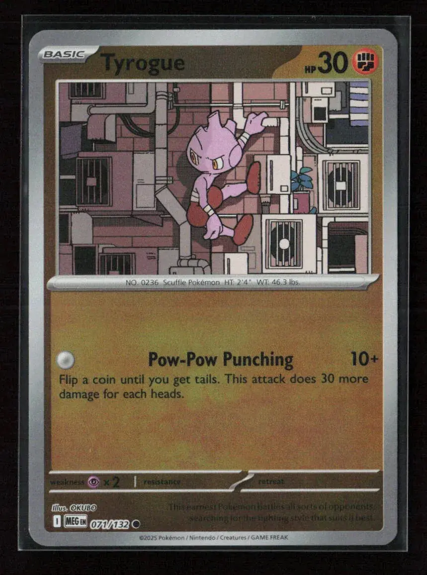 Tyrogue Common Me01: Mega Evolution 071/132 Nm 1