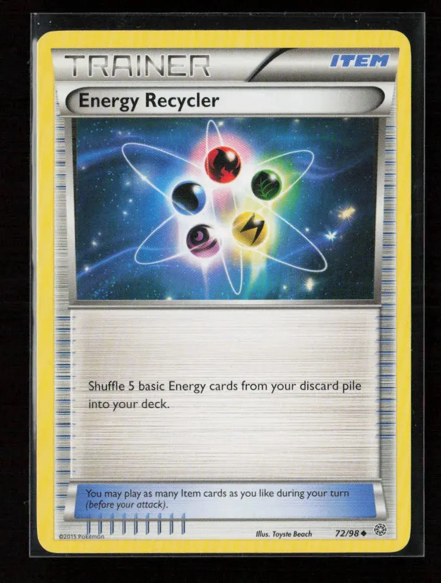 Energy Recycler Uncommon Xy - Ancient Origins 72/98 Lp 1